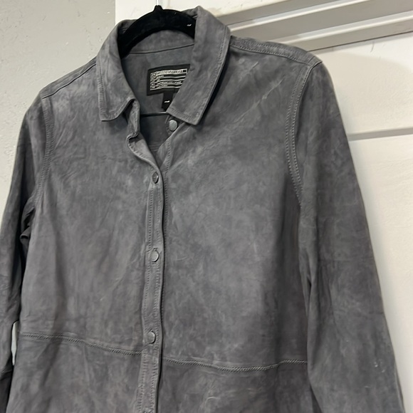 SUEDE CURRENT/ELLIOT - THE CLEAN PERFECT SHIRT SIZE 1=SMALL - Picture 5 of 16